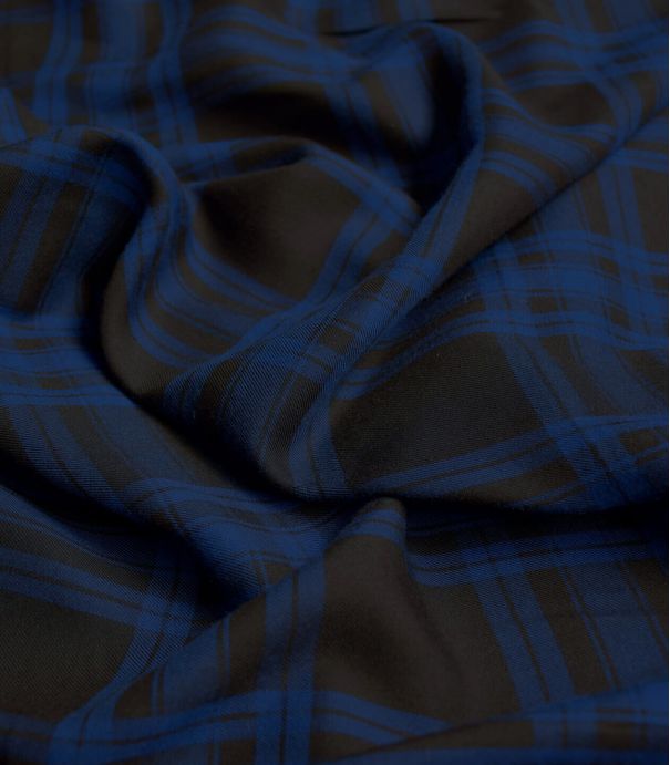Tissu coton carreaux - Black royal