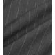 Tissu lainage fin - Grey stripes