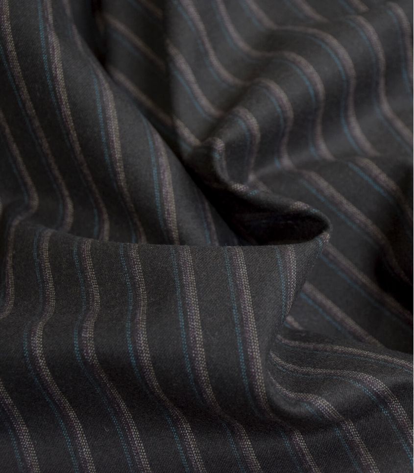 Tissu costume - Brown stripes