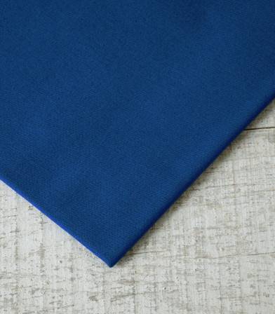 Tissu gabardine bleu roi