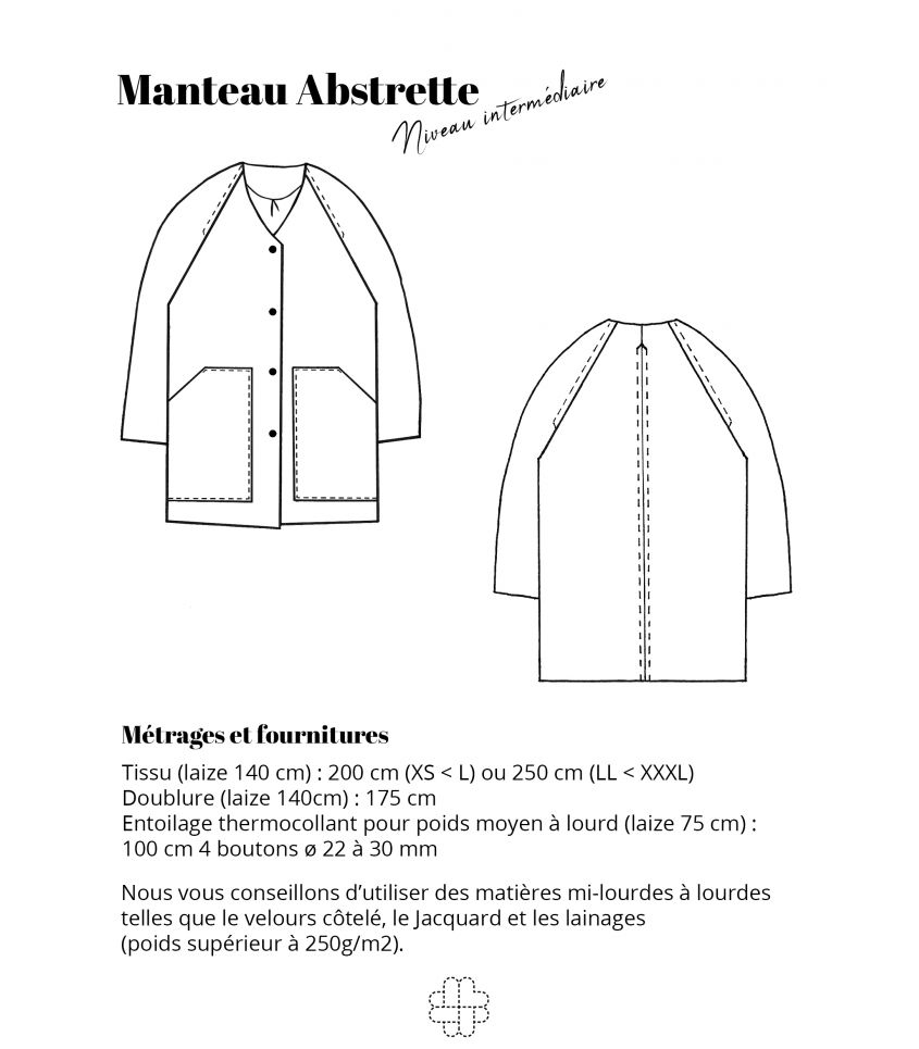 Patron Manteau Abstrette PDF