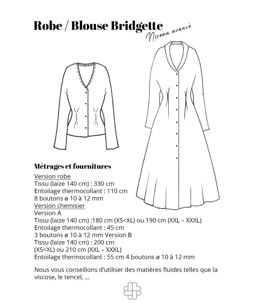 Robe / Chemisier Bridgette PDF