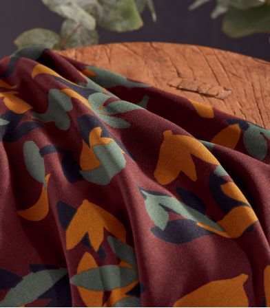 Tissu viscose Seraphine Rust Tissu viscose Seraphine Rust