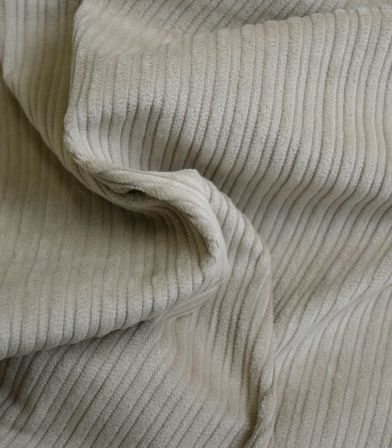 Tissu velours double côtes - Beige Tissu velours double côtes - Beige