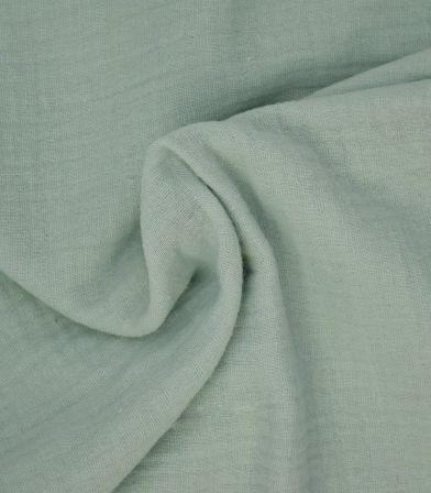 Double gaze grande largeur - VERT DE GRIS