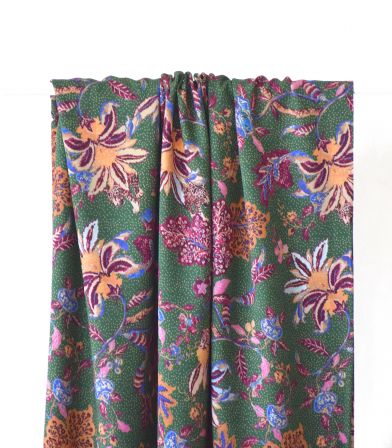 Tissu viscose - Sumatra green