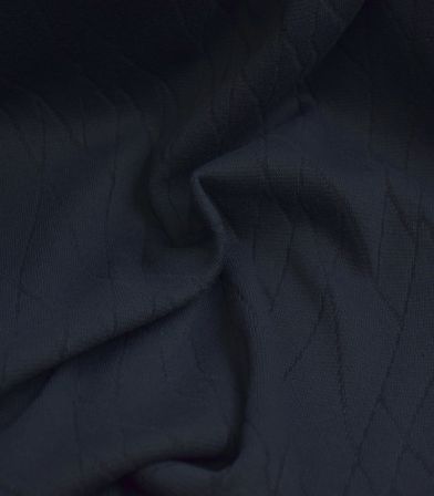 Tissu Jersey jacquard - Navy Tissu Jersey jacquard - Navy