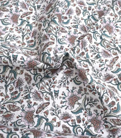 Tissu coton - Raipur White Tissu coton - Raipur White