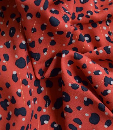 Tissu viscose Romane - Brick Tissu viscose Romane - Brick