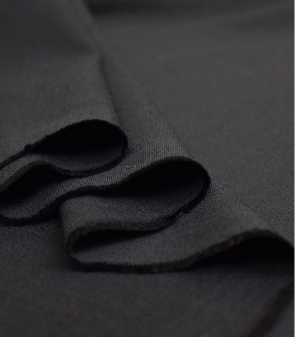 Tissu costume - Viscose laine - Noir