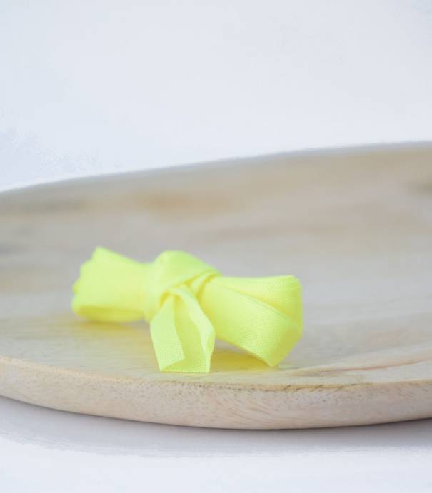 Biais jaune fluo Biais jaune fluo