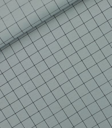 Tissu French Terry Thin Grid S - Monument gray Tissu French Terry Thin Grid S - Monument gray