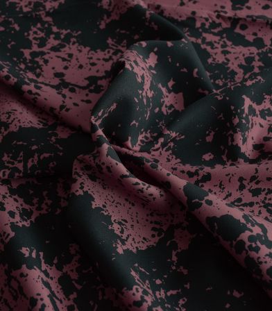 Tissu crêpe viscose - Shadow splash Rosewood Tissu crêpe viscose - Shadow splash Rosewood