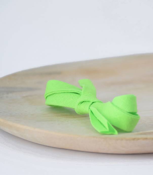 Biais vert fluo