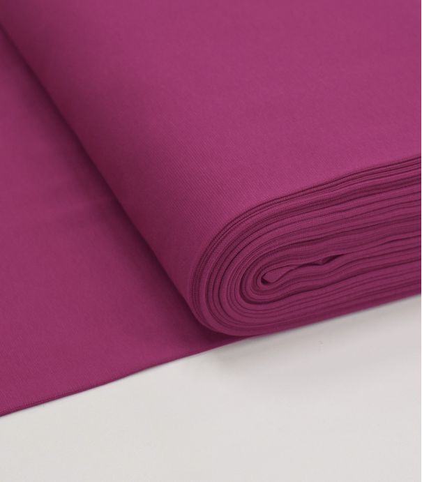 Bord-côtes fin - Framboise