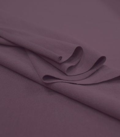 Tissu bio French terry - Plum