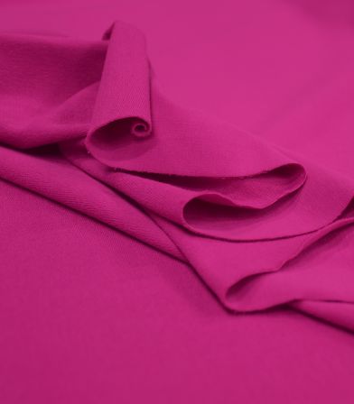 Tissu bio French terry - Fuchsia Tissu bio French terry - Fuchsia