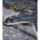Tissu Canvas - Menagerie - Black Unbleached Canvas Metallic