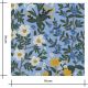 Tissu Canvas - Wildwood Garden - Blue