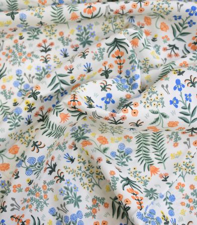 Tissu viscose - Menagerie Garden - Cream Tissu viscose - Menagerie Garden - Cream