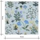 Tissu viscose - Menagerie Garden - Mint