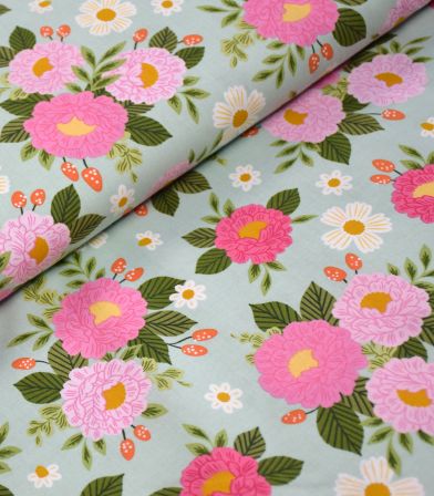 Tissu coton - Full Bloom - Peony Tissu coton - Full Bloom - Peony