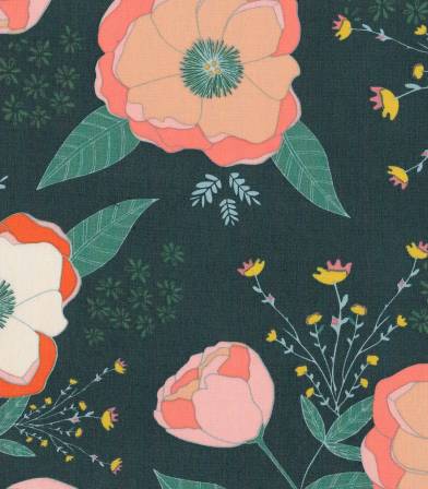 Tissu Sprinkled Peonies Fresh Tissu Sprinkled Peonies Fresh