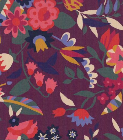 Tissu Liberty Floral Ballet - Plum Tissu Liberty Floral Ballet - Plum