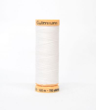 Fil à coudre Gütermann coton blanc - 5709