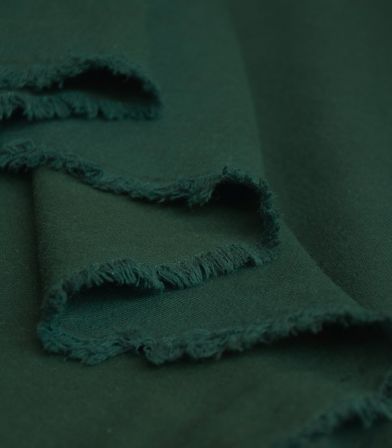 Tissu Gabardine Chambray - Mélèze Tissu Gabardine Chambray - Mélèze