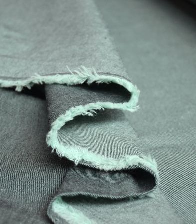 Tissu Gabardine Chambray - Vert tendre Tissu Gabardine Chambray - Vert tendre