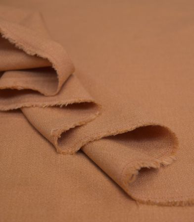 Tissu lin viscose élasthanne - Camel Tissu lin viscose élasthanne - Camel