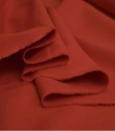 Tissu lin viscose élasthanne - Rust Tissu lin viscose élasthanne - Rust