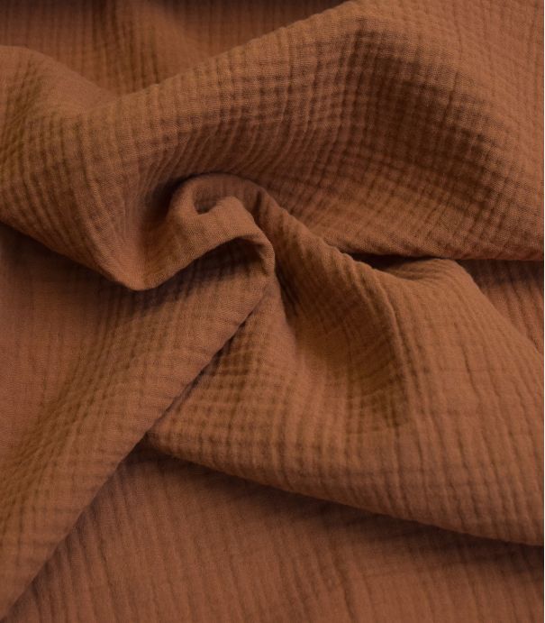 Double gaze coton bio - Ecureuil