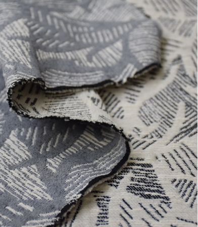 Tissu jacquard Summer Shade - Anthracite