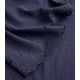 Double gaze feston & broderie - Marine