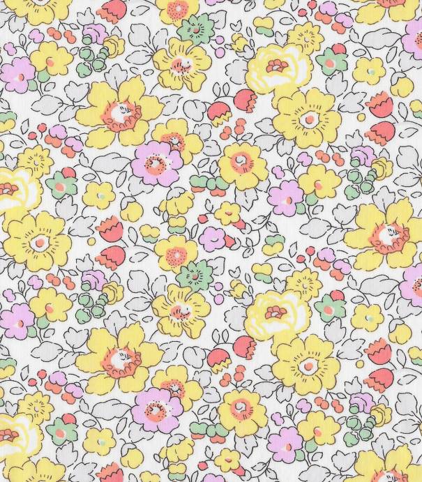Tissu Liberty Betsy sunshine Tissu Liberty Betsy sunshine