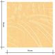 Tissu jacquard fin Island - Miel