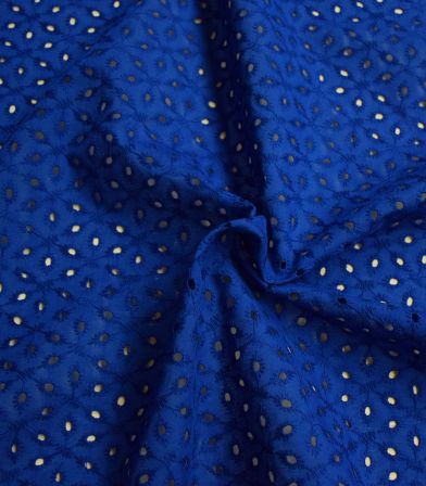 Broderie anglaise - Trigona Bleu roi