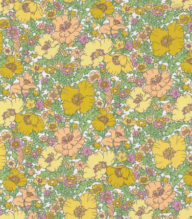 Tissu Liberty Meadow song - Absinthe Tissu Liberty Meadow song - Absinthe