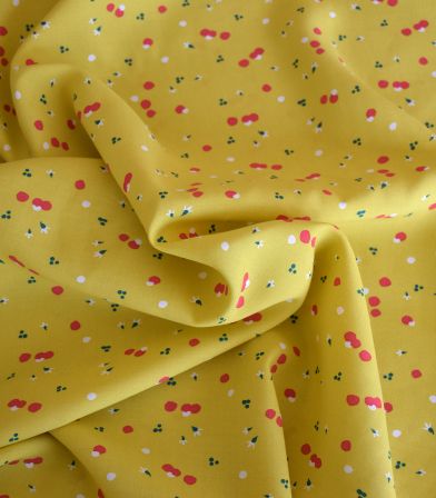Tissu viscose Nozbi - Citron Grenadine