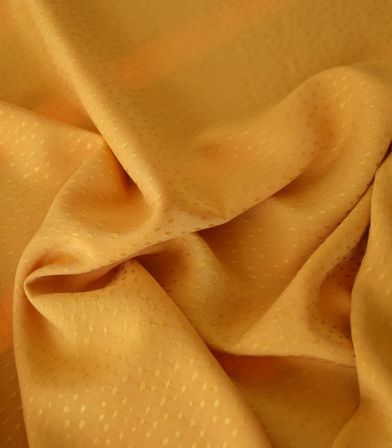 Tissu viscose Jacquard - Rice Bouton d'or