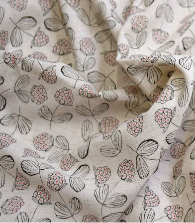 Tissu Lin viscose - Rasberry Tissu Lin viscose - Rasberry