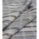 Tissu coton lin rayures - Pigma beige noir