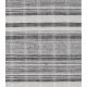 Tissu coton lin rayures - Pigma beige noir