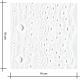 Double gaze feston & broderie - Ecru