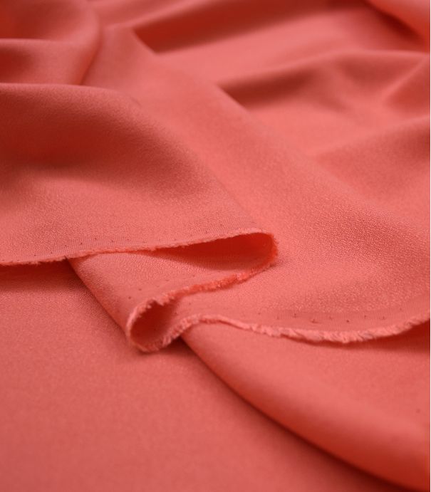 Tissu crêpe de viscose - Coral Tissu crêpe de viscose - Coral