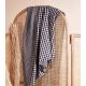 Tissu Vichy Off-White - Night