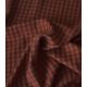 Tissu Two tone check - Pecan