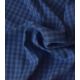 Tissu Two tone check - Lapis